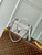 LV M13593 Louis Vuitton Vanity Chain Pouch Bag Brume Gray