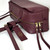 Balenciaga 8264252 Carrie Bowling Bag in Red calfskin aged-gold hardware