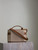YSL 766731 GABY vanity bag in lambskin Earthy yellow cowhide paired with cotton and linen