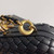 Bottega Veneta BV 776662V01D11019 Knot with Chain Black