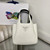 Prada 1BA349 Mini leather handbag White Silver