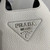 Prada 1BA349 Mini leather handbag White Silver