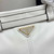 Prada 1BA433 Large Leather Handbag White