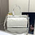 Prada 1BA433 Large Leather Handbag White
