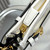 Prada 1BA433 Large Leather Handbag White