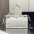 Prada 1BA433 Large Leather Handbag White