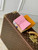 Louis Vuitton LV M14882 Pocket Organizer Pink