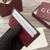 Gucci 847207 GG Emblem card case Rosso Ancora Red GG leather