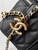 Chanel AP3941 25B  Small Vanity with Chain  Calfskin Gold-Tone Meta Black
