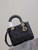 Dior M0565 Medium Lady Dior Bag Black Graphic Cannage Calfskin