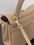 Balenciaga 7954562 Rodeo Handbag Mini in milk tea smooth calfskin Gold