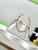 Chanel AS5293 Small Hobo Calfskin & Gold-Tone Metal White