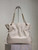 YSL 809824 JAMIE 4.3 SHOPPING in lambskin White