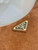 Prada 1BC194 Prada Arqué suede leather shoulder bag Brown