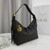Dior M2846 Medium Dior Voyage Bag Black Flat Macrocannage Grained Calfskin