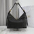 Dior M2846 Medium Dior Voyage Bag Black Flat Macrocannage Grained Calfskin