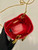 Prada 1NR016 patent leather mini pouch Red