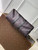 LV M12441 Louis Vuitton Keepall Bandoulière 45 Travel Bag Monogram Tomette coated canvas