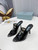 Prada 1I901M Brushed leather Slingback pumps Shiny Leather Sandals Shoes P91002