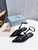 Prada 1I901M Brushed leather Slingback pumps Shiny Leather Sandals Shoes P91002