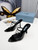 Prada 1I901M Brushed leather Slingback pumps Shiny Leather Sandals Shoes P91002