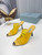 Prada 1I901M Brushed leather Slingback pumps Shiny Leather Sandals Shoes P91002