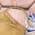 MiuMiu 5BC181 Aventure Suede leather bag Camel
