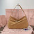 MiuMiu 5BC181 Aventure Suede leather bag Camel