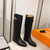 Hermès Women's  Jumping leather riding boots H042138Zv01340 Black
