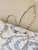 Chanel Beach Fabric Printed Pattern Shopping Bag AS5429 Blue