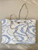Chanel Beach Fabric Printed Pattern Shopping Bag AS5429 Blue