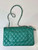 Chanel A01112 Flap Classic 11.12 Handbag Calfskin Sewing Edge Green