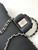 Chanel 25K Evening Sequined camellia black and white mini AS4561 Lambskin Bag