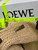 Loewe Medium Puzzle Fold tote in raffia Natural A779G50X08