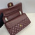 Chanel A01112 Flap Classic 11.12 Handbag Lambskin Wine Red