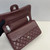 Chanel A01112 Flap Classic 11.12 Handbag Lambskin Wine Red
