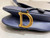 Dior M0455 Saddle Bag With Strap Grained Calfskin Navy Blue M0456