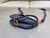 Dior M0455 Saddle Bag With Strap Grained Calfskin Navy Blue M0456