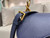 Dior M0455 Saddle Bag With Strap Grained Calfskin Navy Blue M0456