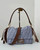 Fendi 8BR833AQ0DF1SK5 Mamma Baguette Medium Blue denim-effect FF jacquard  8677M