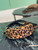 Prada 1BC194 Prada Arqué printed leather shoulder bag Honey