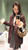 Prada 1BC194 Prada Arqué printed leather shoulder bag Honey
