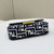 Fendi 8BS017  Baguette Mini Navy denim-effect FF jacquard bag