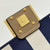 Fendi 8BS017  Baguette Mini Navy denim-effect FF jacquard bag