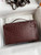 Hermes Kelly Pouchette Ostrich Leather clutch bag Silver H230307