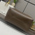 Loewe XL Puzzle Fold tote in shiny calfskin B933Q18X01 Green &coffe