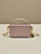Prada 1NR025 Saffiano leather mini-pouch Pink