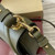 Gucci 815719 Gucci Blondie Medium top handle bag Leather Green