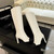 Chanel G46755 color-blocked high-heeled boots C90338