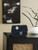 Chanel Vintage Large Mini Flap Dallas Exclusive Badge Shearling Navy Blue